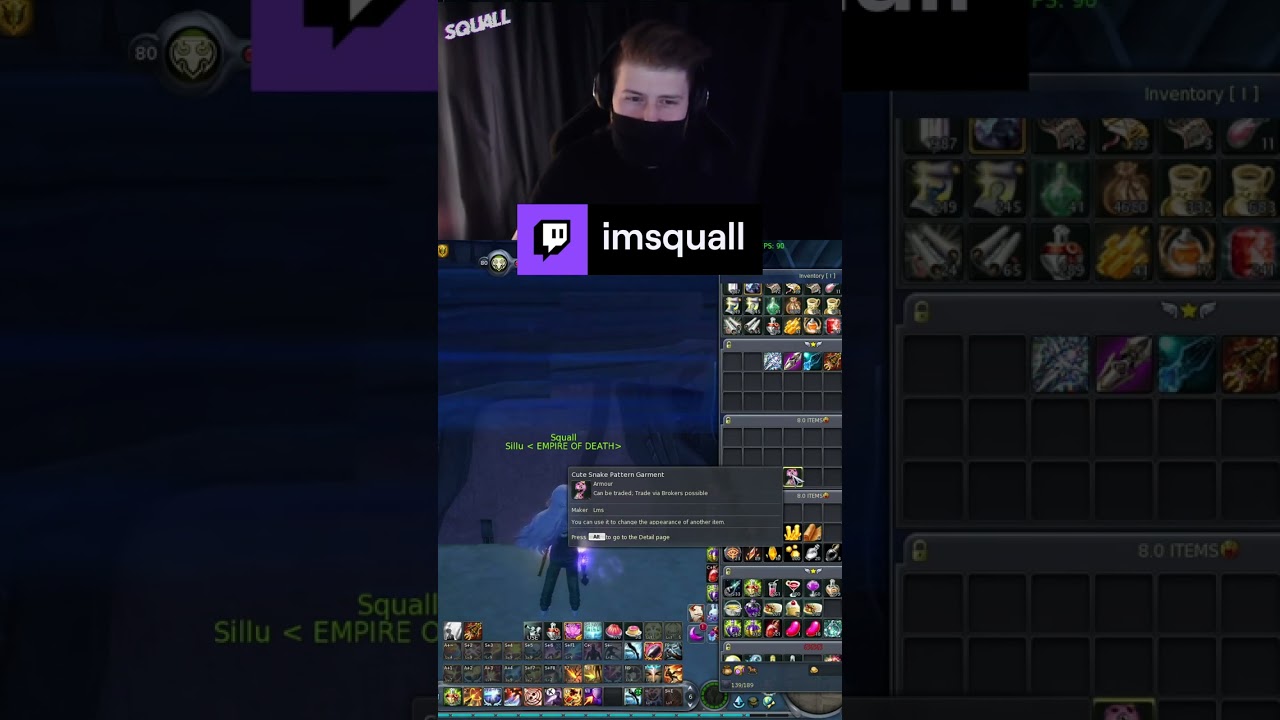 #RIPSquall4SnakeCostume