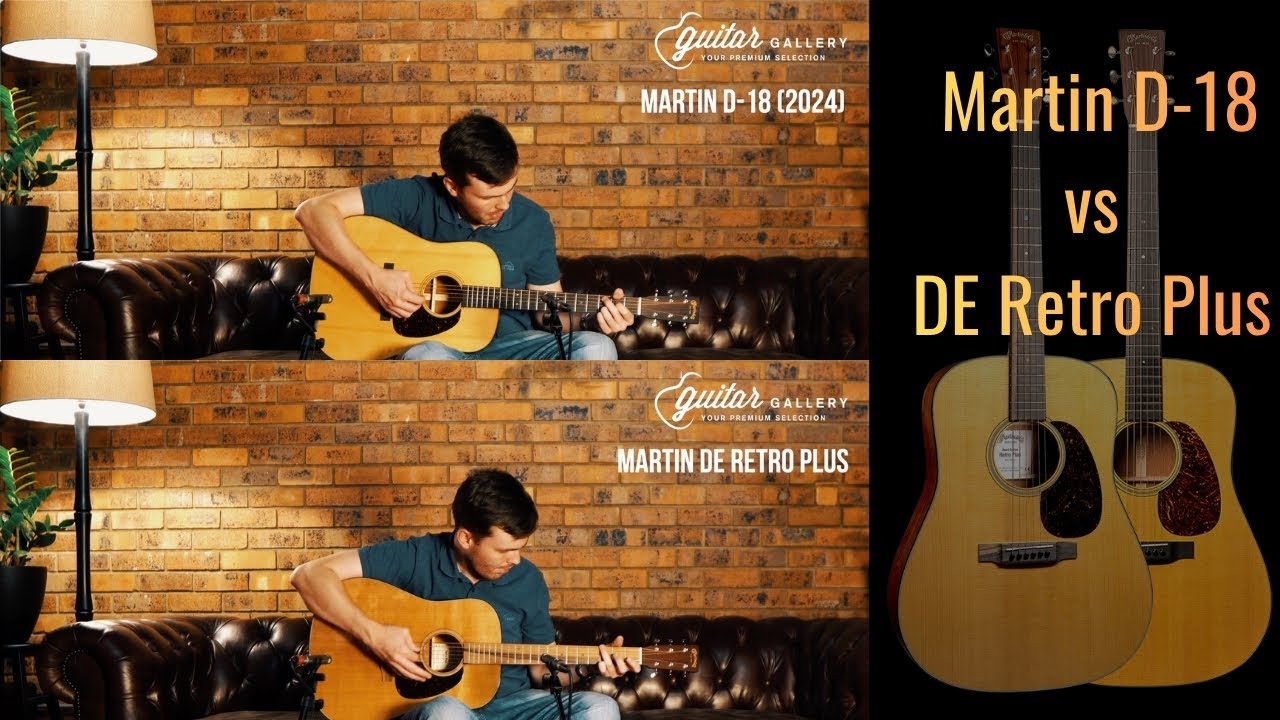 Martin D-18 (2024) vs Martin DE Retro Plus Mahogany Road Series | Guitar Gallery South Africa