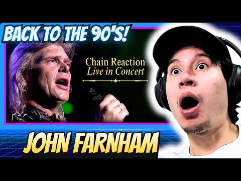 One of the GREATEST CONCERTS!! | John Farnham - Chain Reaction (Live in Concert 1990) | REACTION