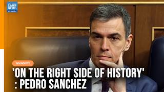 Pedro Sánchez says Spain’s Eurovision Boycott Over Gaza War is “Right Side of History” | Dawn News screenshot 1