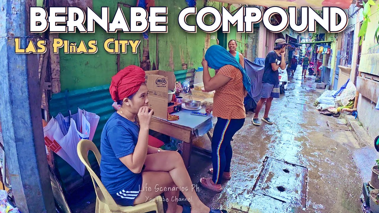 Unseen Simple Life In Bernabe Compound Pulang Lupa Uno In Las Piñas City | [4K] 🇵🇭