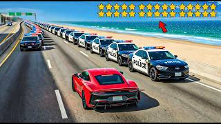 Jai Tenté De Survivre 10 Minutes À 25 Étoiles En Marche Arrière Sur Gta 5