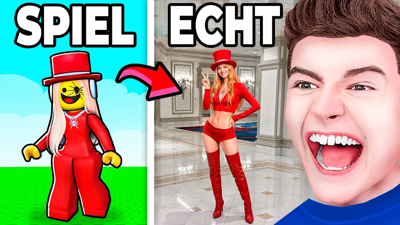 Ich habe die AVATARE meiner FREUNDE REALISTISCH gemacht in ROBLOX...