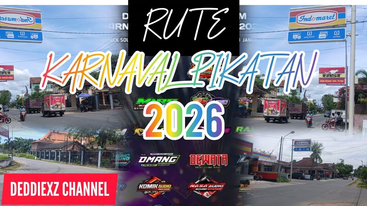 Menelusuri Rute Karnaval Pikatan 2026, Wonodadi Blitar