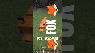 pov: fox cooked, chicken rocked || lol || #memesworld #minecraft #viralshort #1m