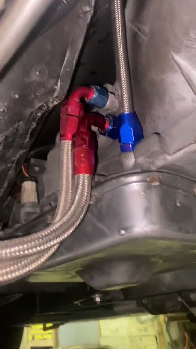 Ford SuperCoupe trans pan installed