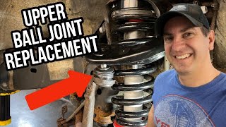 Changing an Upper Ball Joint on a Toyota Tundra | Garage Fun