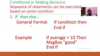 vb control structures