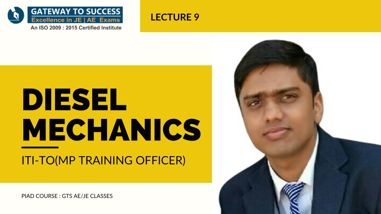 ITI TO Diesel Mechanic Lecture 09 YouTube