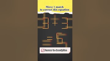 Мatchstick puzzle №96 Move 1 match to correct this equation