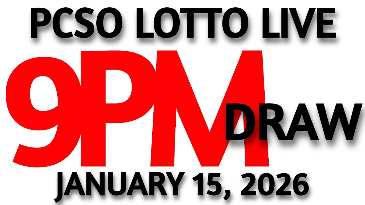 Lotto Result Today 9pm Draw January 15, 2026 Swertres Ez2 PCSO LIVE