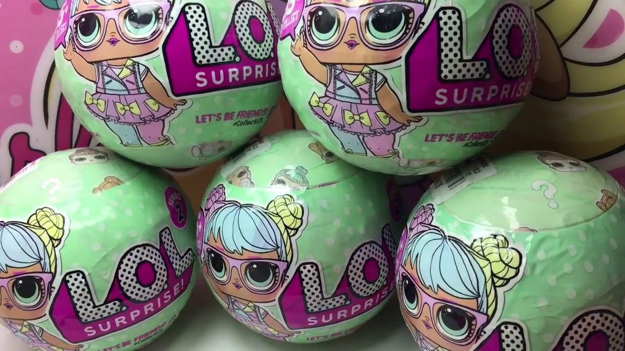 LOL SURPRISE DOLLS OPENING BLIND BAGS VIDEO SERIES 2 POPPIN TOYS