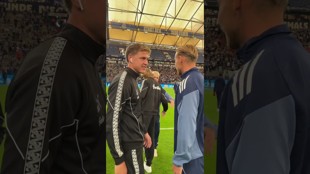 Wiedersehen auf Schalke mit Timo und Finn 😍