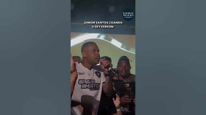 JUNIOR SANTOS ZOANDO DEYVERSON NA FESTA DO BOTAFOGO #futebol #botafogo
