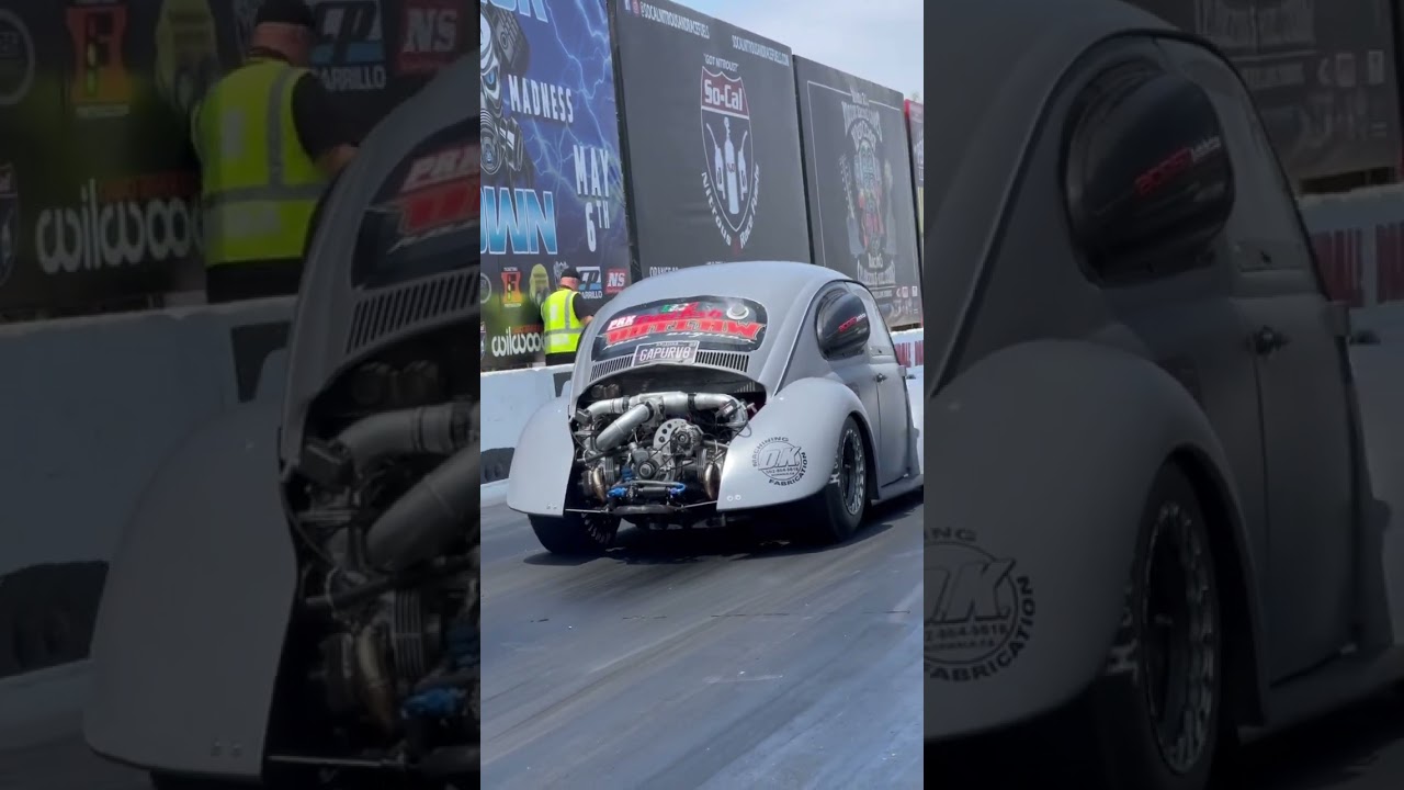 Street racer testing the track 