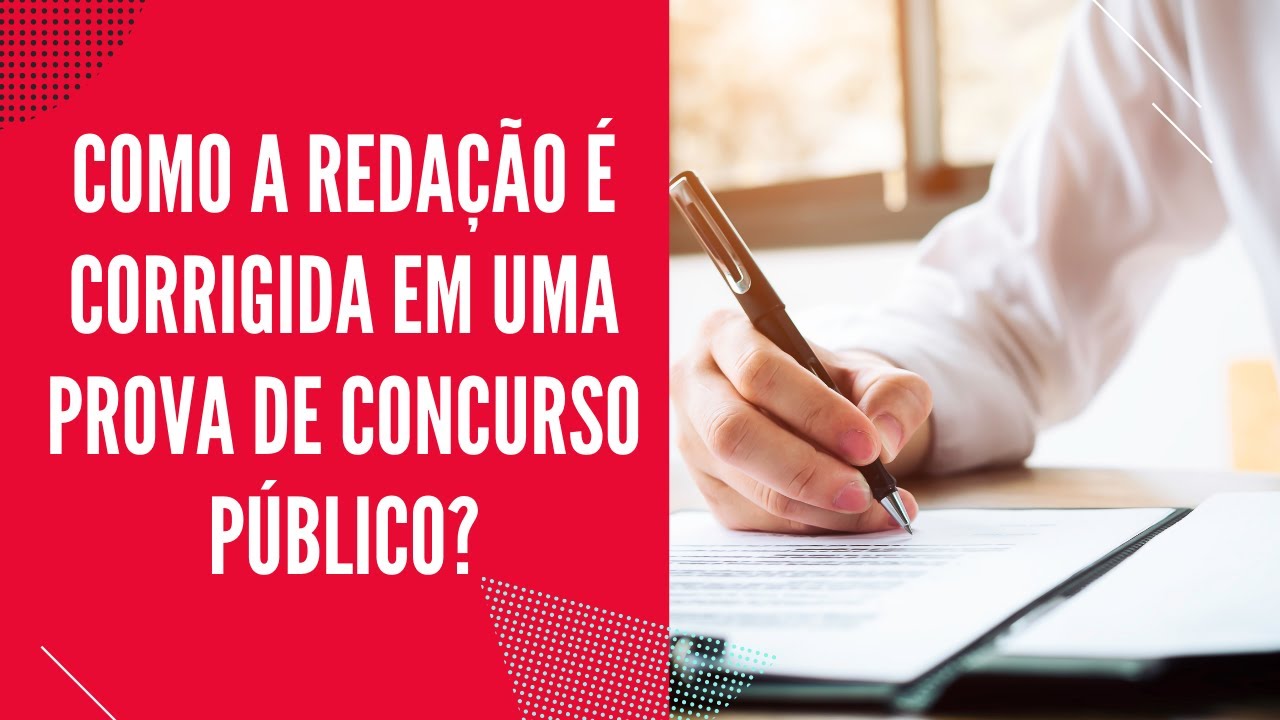 Como a REDAÇÃO é corrigida nos concursos públicos??? - YouTube