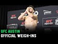 Kelvin Gastelum weighs in at 170 for welterweight return | UFC Austin: Official Weigh-Ins