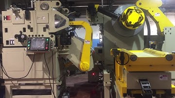 HONGER decoiler straightener feeder 3 in 1 machine compact coil feeding line