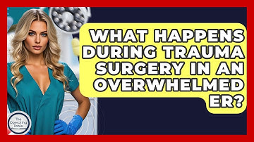 What Happens During Trauma Surgery In An Overwhelmed ER? - The Operating Table