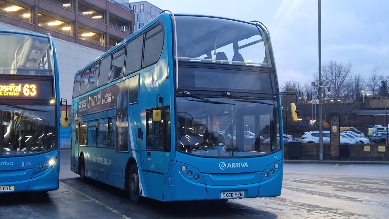 *BEAST!!* Arriva Merseyside ADL Trident II Enviro 400 4401/CX58 FZN: Route 61