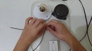 tutorial membuat bell listrik, dan lampu, plus desain akrilik