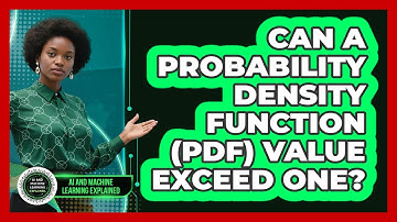 Can a Probability Density Function (PDF) Value Exceed One?