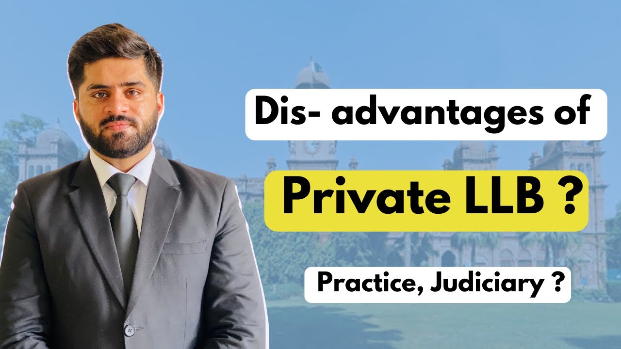 Demerits of Private Law Degree? Validity, Importance or Job Problems