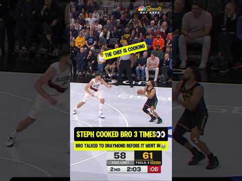 Steph giving bro NIGHTMARES😭