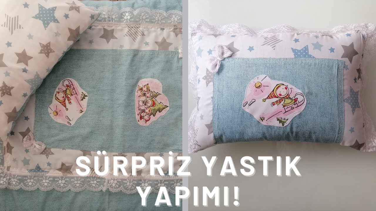 Sürpriz Yastık Yapımı | Yumurtlayan Yastık Nasıl Dikilir ? Bebek Takımı