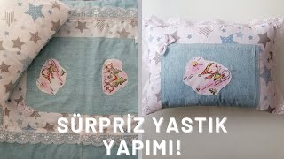 Sürpriz Yastık Yapımı | Yumurtlayan Yastık Nasıl Dikilir ? Bebek Takımı