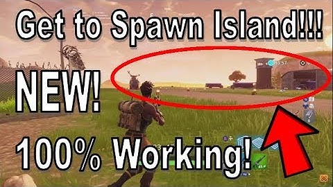 Fortnite - *NEW* Season 7: How to Get to Spawn Island and Take No Storm Damage [100% Working]