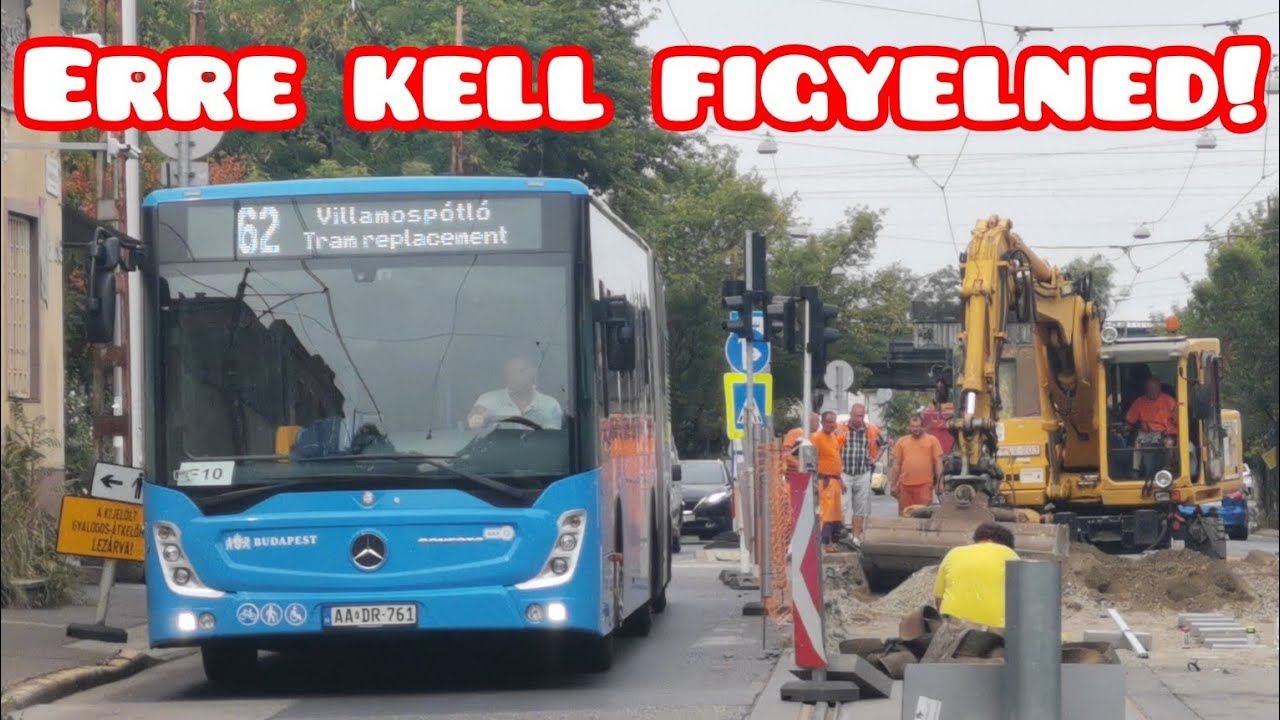 BÚCSÚZIK 3 VILLAMOSVONAL A NYÁRTÓL! EGÉSZEN ŐSZIG PÓTLÁS LESZ A 3-AS, 62-ES ÉS 69-ES VONALAKON!