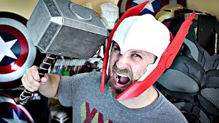 Thor Ragnarok Helmet UPDATE - Now with Rotating Sides! 3D Printed Thor Helmet