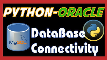 How to connect oracle database using python  | python database connectivity | CRUD Operation