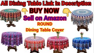Round Dining Table Cover Cloth//Design Round Dining Table Cover//Dining Table Cover Amazon//