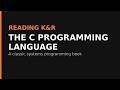 Reading K&R's "The C Programming Language" Part 4 - §1.5(.0) Character Input and Output