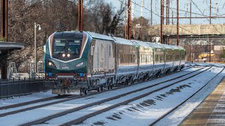 Fast Amtrak Trains On The Northeast Corridor 4k Part 2