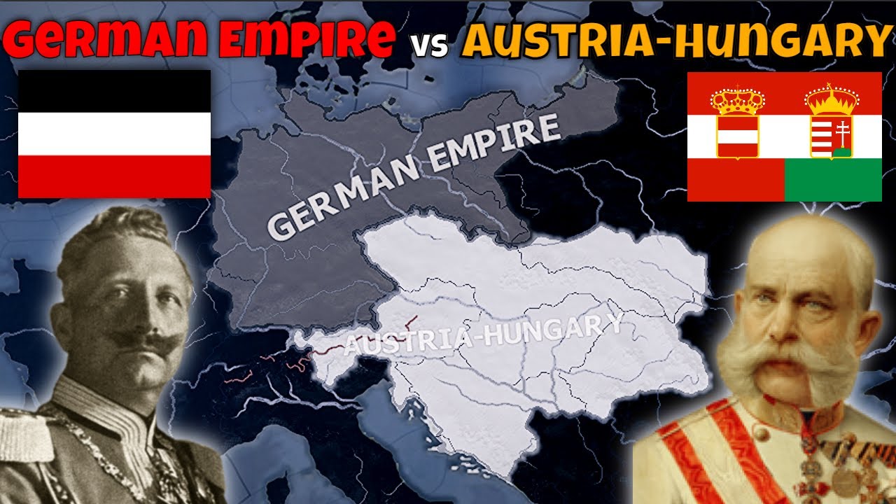 GERMAN EMPIRE VS AUSTRIA-HUNGARY | Hoi4 Timelapse - YouTube