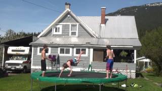 Spring Trampoline Tricks 2012
