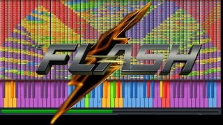 Video thumbnail of "IMPOSSIBLE REMIX - The Flash Theme - Piano Cover"