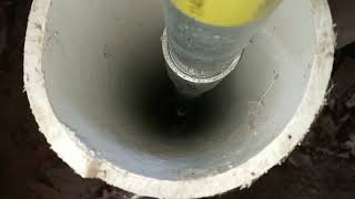 Installing a 1 1/4' sand point well 27' feet down. Part one. Using jack hammer.