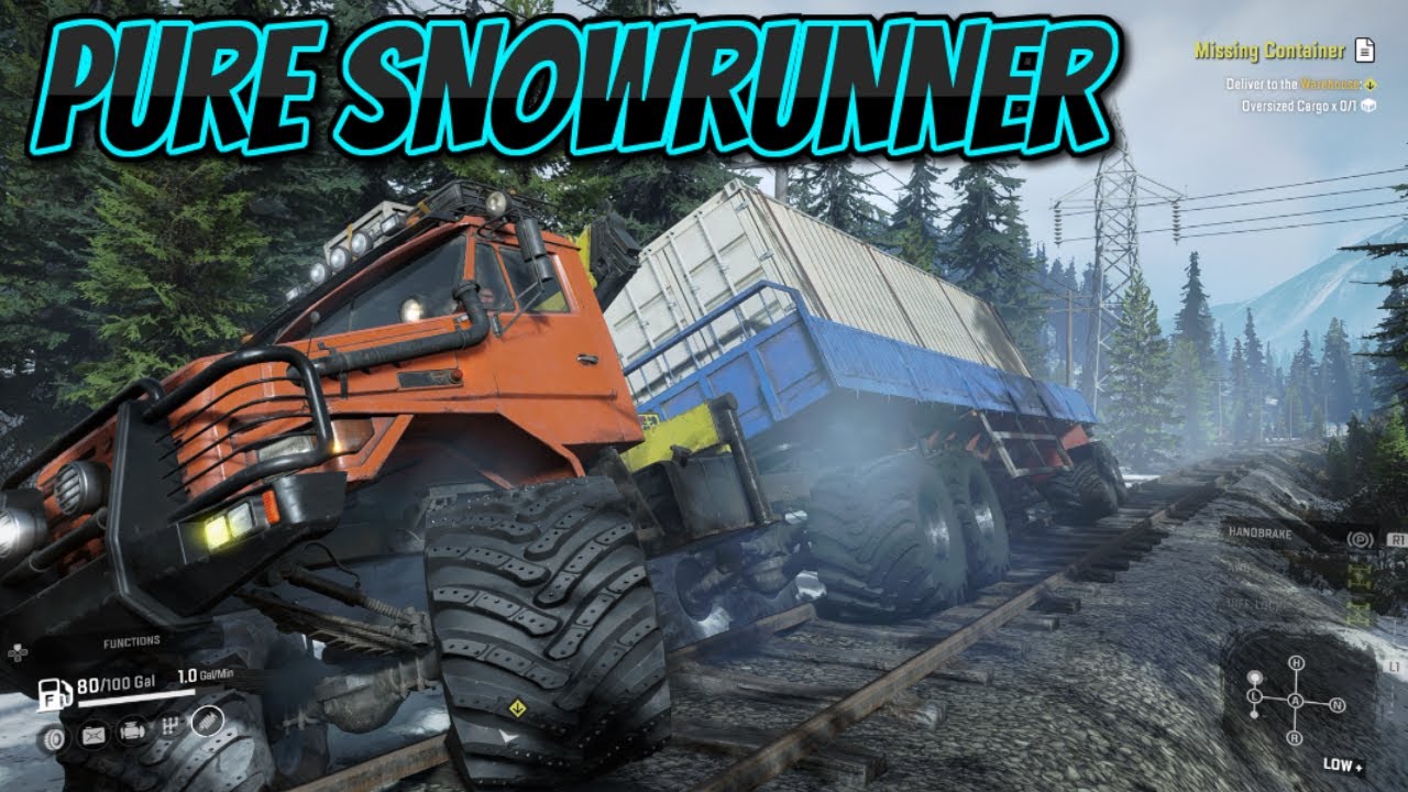 Missing Container  ... Mission on Snowrunner