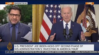 Biden on campaign trail: Broadband for all in US