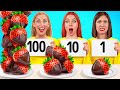 100個重ねフードチャレンジ | 簡単な秘密のハックとガジェット Mega DO Challenge