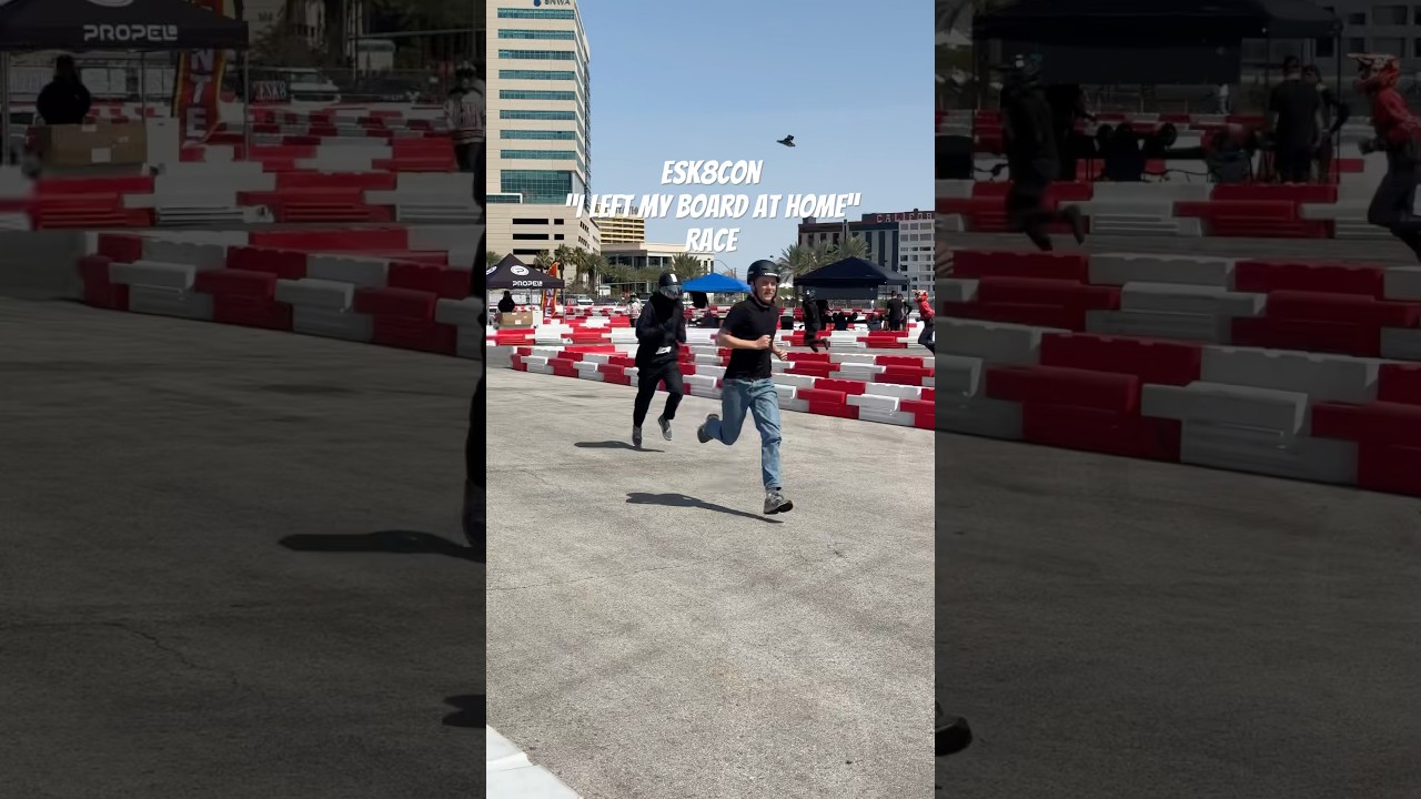 When eskate is banned at a race. ESK8CON 