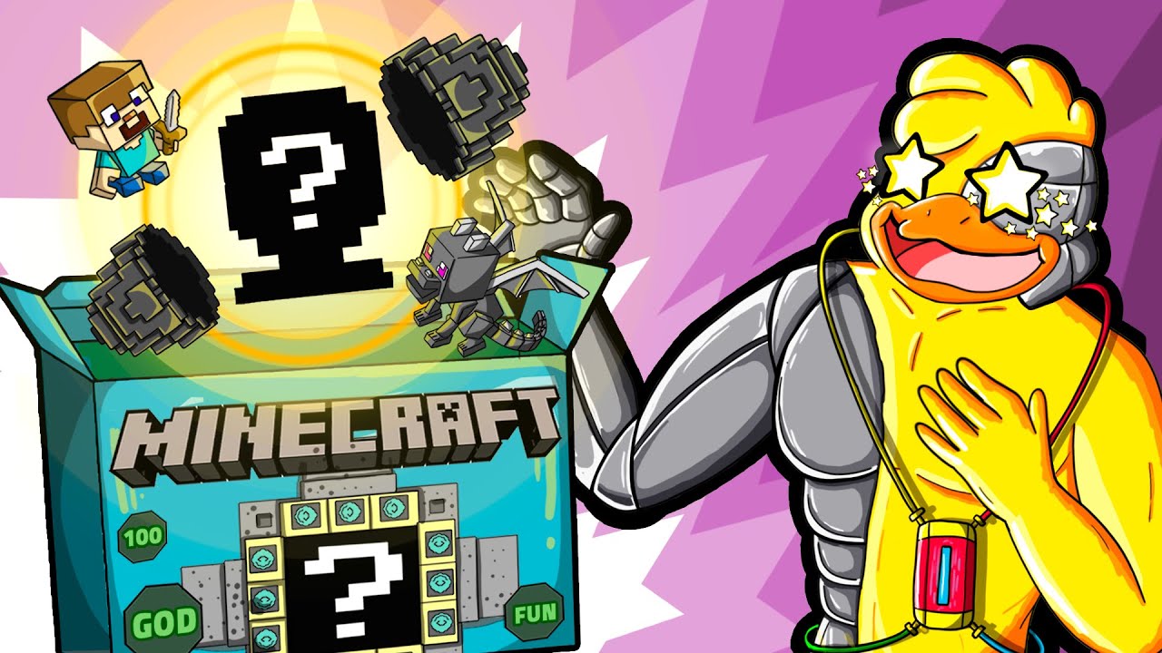 ABRO la CAJA MISTERIOSA MÁS GRANDE de MINECRAFT (me tocó lo mejor)