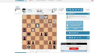 Chess Master -Playing on 1chess.org #6. Easy Mate. Destroy opponent screenshot 5