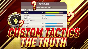 FIFA 18 - The *TRUTH* Behind CUSTOM TACTICS... & 4-3-2-1 CUSTOM TACTICS