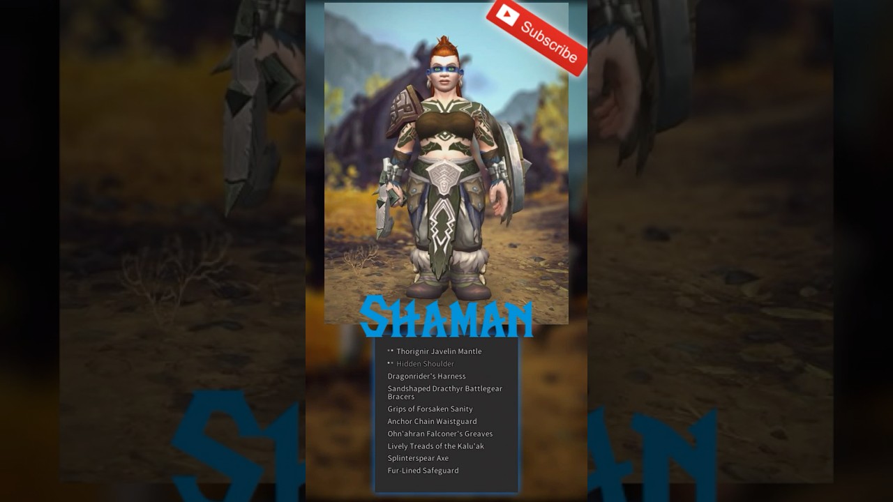 TRANSMOGS - Shaman "Shieldmaiden" 