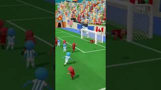 Insane soccer shots &amp; clutch saves ⚽ #SuperGoal #Football #MobileGaming #Shorts #GamePlay #Goal #Fun